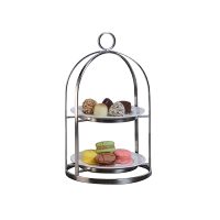Athena Mandarin 2 Tier Tea Stand - 176mm