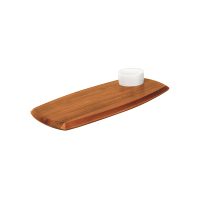 Athena Serving Board With Sauce Dish - 362x180mm