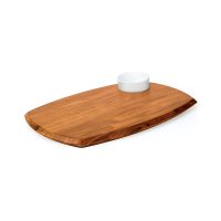Athena Serving Board With Sauce Dish - 362x255mm