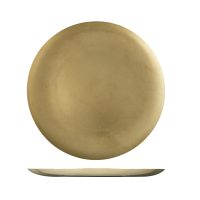 Moda Vintage Gold Round Coupe Plate - 260mm (Pack of 6)