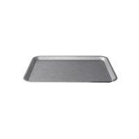 Moda Vintage Stainless Steel Rectangular Tray - 280x200mm (Pack of 6)