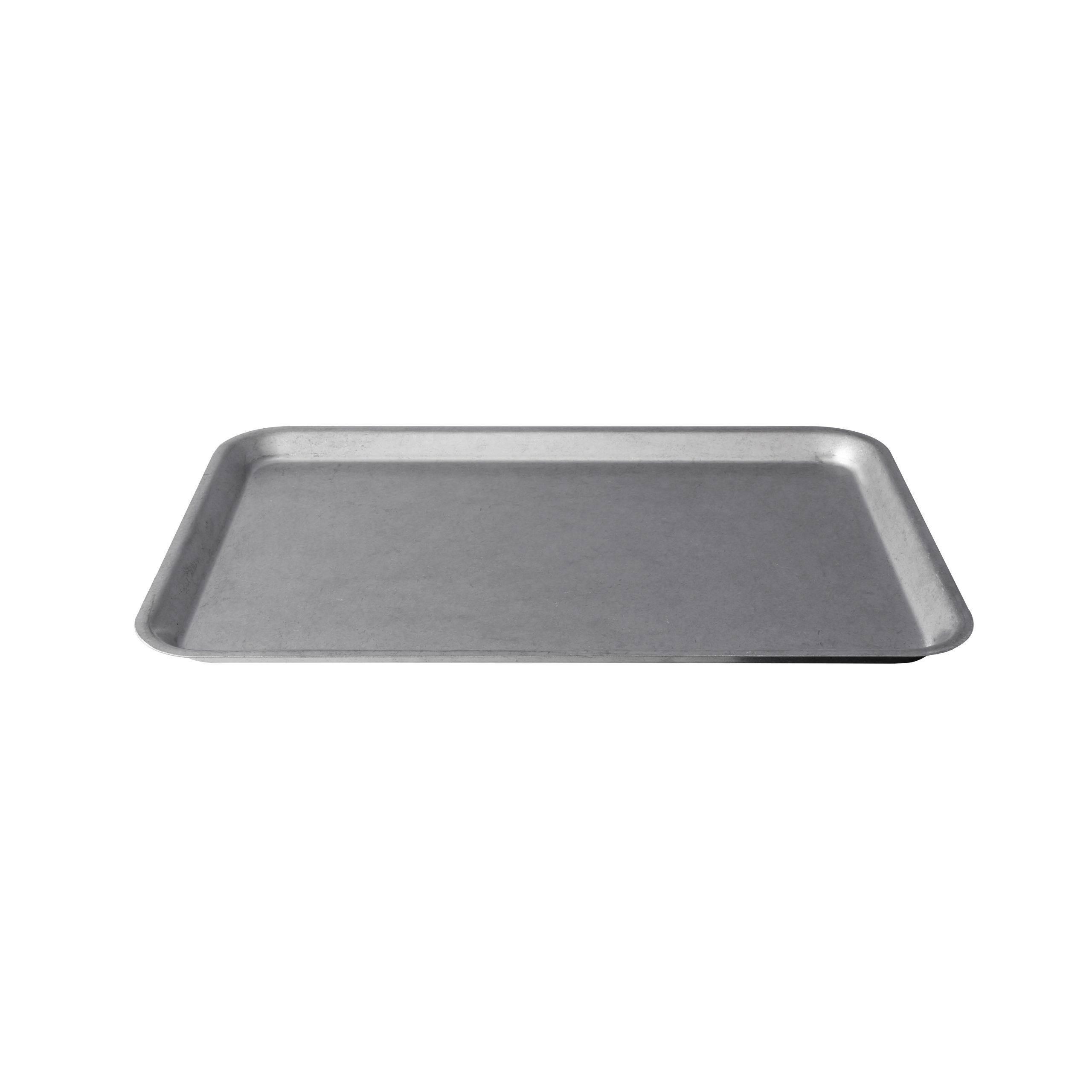 Moda Vintage Stainless Steel Rectangular Tray - 310x220mm (Pack of 6)