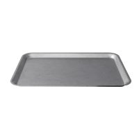 Moda Vintage Stainless Steel Rectangular Tray - 360x250mm (Pack of 6)