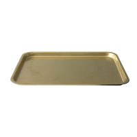 Moda Vintage Gold Rectangular Tray - 360x250mm (Pack of 6)