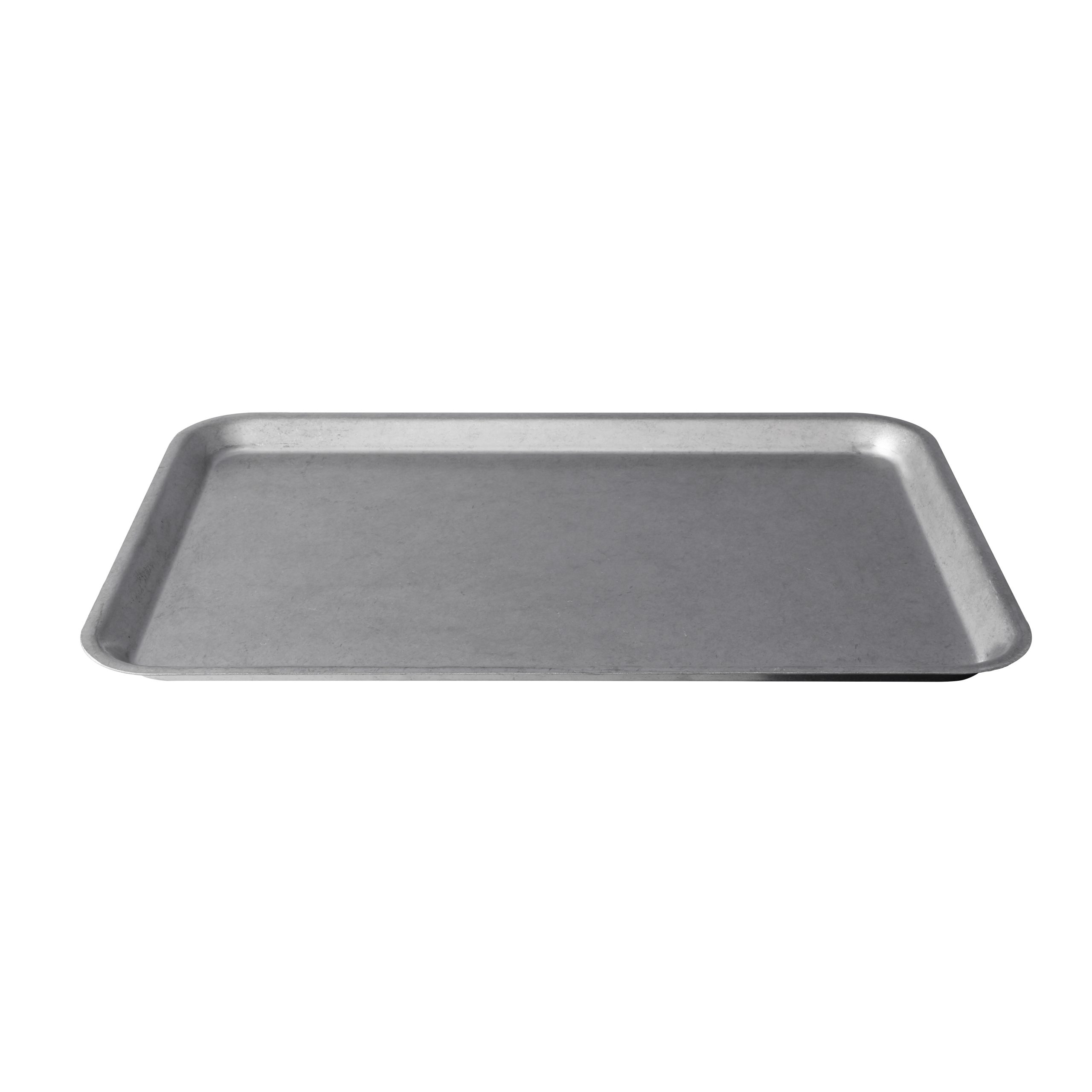 Moda Vintage Stainless Steel Rectangular Tray - 360x250mm (Pack of 6)