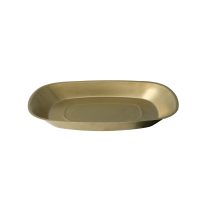 Moda Vintage Gold Oval Dish - 255x165mm (Pack of 6)