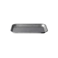Moda Vintage Stainless Steel Rectangular Tray - 110x190mm (Pack of 12)