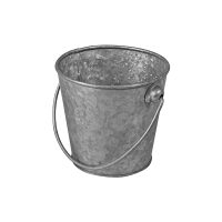Moda Brooklyn Mini Pail - Galvanised - 1750ml