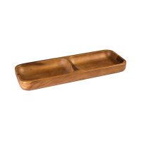 Moda Rectangular Divided Tray - 410x145mm