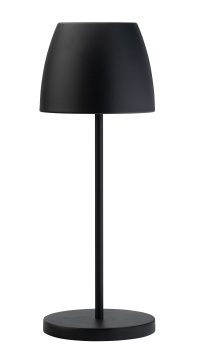 Utopia Montserrat Black Led Cordless Lamp 300mm