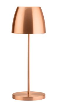 Utopia Montserrat Brushed Copper Led Cordless Lamp 300mm