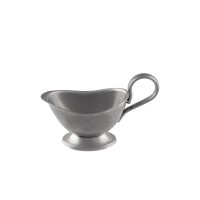 Moda Vintage Gravy Boat - 150ml - Vintage Stainless Steel (Pack of 6)