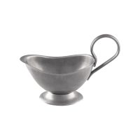 Moda Vintage Gravy Boat - 240ml - Vintage Stainless Steel (Pack of 6)