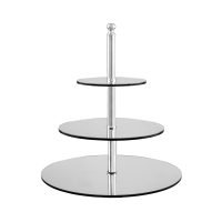 Alkan Zicco Display Stand - Mirror Finish - 400mm