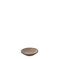 COU COU Dual Colour Beige & Black Sauce Dish - 110mm (Pack of 24)