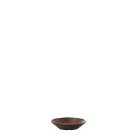 COU COU Dual Colour Brown & Black Sauce Dish - 130mm (Pack of 24)