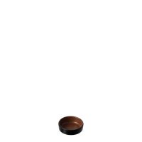 COU COU Dual Colour Brown & Black Sauce Dish - 76mm (Pack of 40)