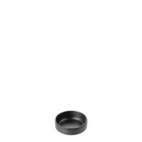 COU COU Dual Colour Black & Black Sauce Dish - 100mm (Pack of 20)