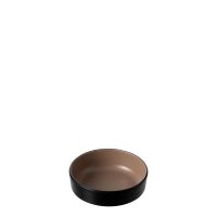 COU COU Dual Colour Beige & Black Sauce Dish - 155mm (Pack of 12)