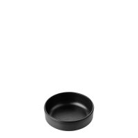 COU COU Dual Colour Black & Black Sauce Dish - 155mm (Pack of 12)