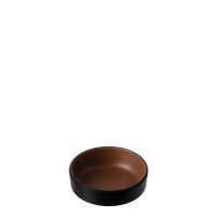 COU COU Dual Colour Brown & Black Sauce Dish - 155mm (Pack of 12)