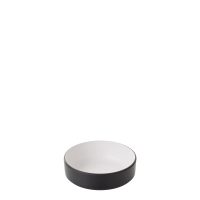 COU COU Dual Colour White & Black Sauce Dish - 155mm (Pack of 12)