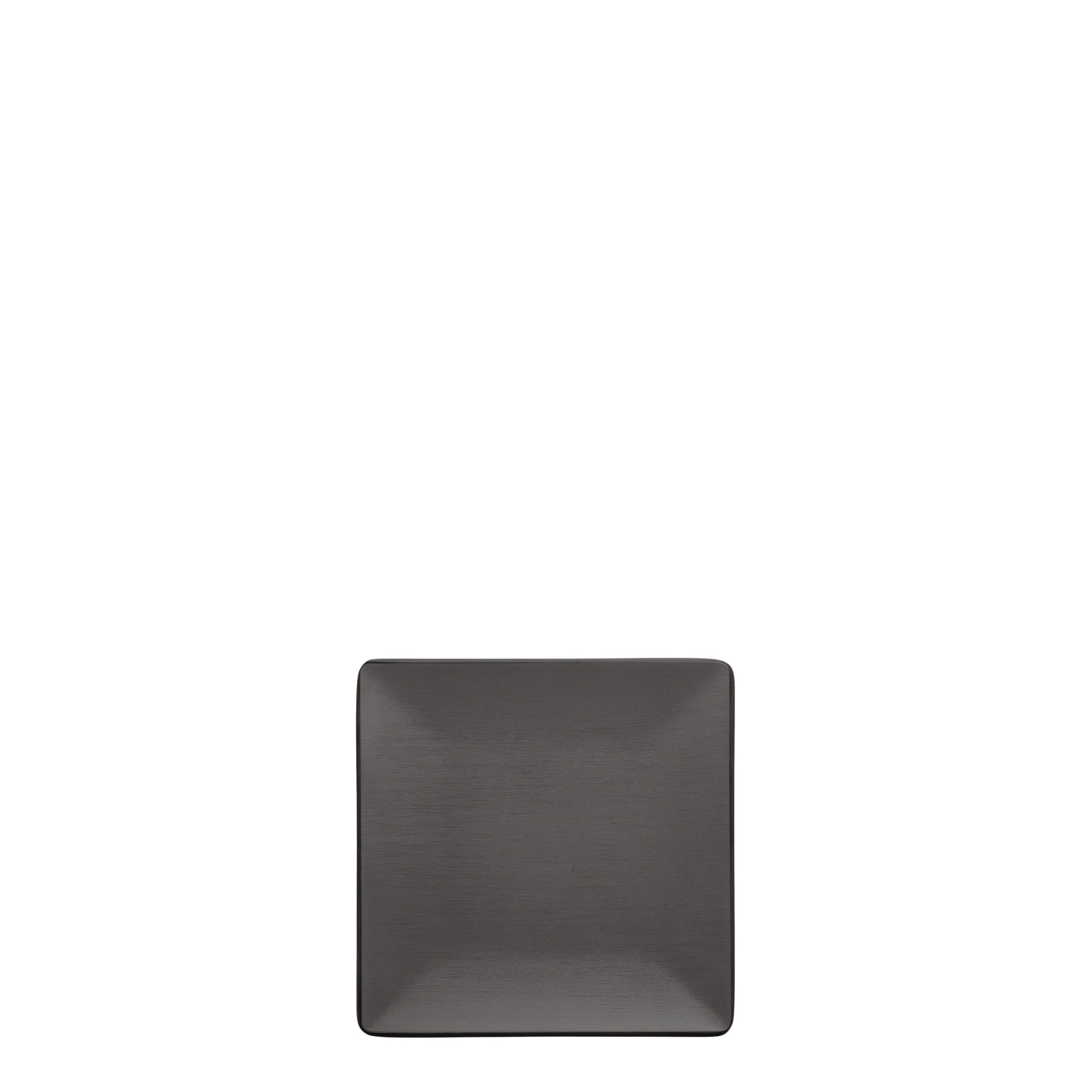 COU COU Dual Colour Grey & Black Square Plate - 175x175mm (Pack of 12)