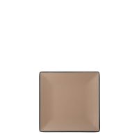 COU COU Dual Colour Beige & Black Square Plate - 220x220mm (Pack of 12)