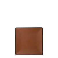COU COU Dual Colour Brown & Black Square Plate - 240x240mm (Pack of 12)