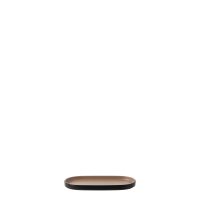 COU COU Dual Colour Beige & Black Oblong Platter - 235x110mm (Pack of 12)