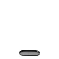 COU COU Dual Colour Black & Black Oblong Platter - 235x110mm (Pack of 12)