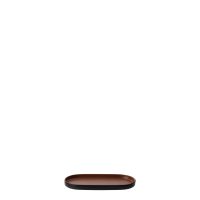 COU COU Dual Colour Brown & Black Oblong Platter - 235x110mm (Pack of 12)