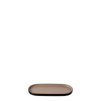 COU COU Dual Colour Beige & Black Oblong Platter - 290x130mm (Pack of 12)