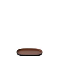COU COU Dual Colour Brown & Black Oblong Platter - 290x130mm (Pack of 12)