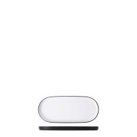 COU COU Dual Colour White & Black Oblong Platter - 290x130mm (Pack of 12)