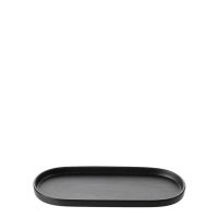 COU COU Dual Colour Black & Black Oblong Platter - 460x150mm (Pack of 12)