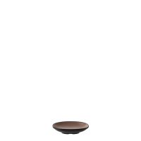 COU COU Dual Colour Beige & Black Oblong Plate - 130x85mm (Pack of 12)