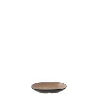 COU COU Dual Colour Beige & Black Oblong Plate - 180x110mm (Pack of 12)