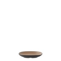 COU COU Dual Colour Beige & Black Oblong Plate - 195x126mm (Pack of 12)