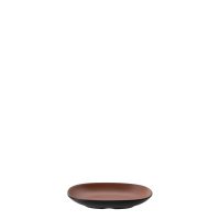 COU COU Dual Colour Brown & Black Oblong Plate - 195x126mm (Pack of 12)