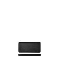 COU COU Dual Colour Black & Black Rectangular Platter - 250x120mm (Pack of 12)