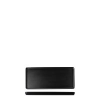 COU COU Dual Colour Black & Black Rectangular Platter - 325x150mm (Pack of 9)