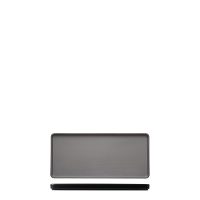 COU COU Dual Colour Grey & Black Rectangular Platter - 325x150mm (Pack of 9)