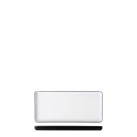 COU COU Dual Colour White & Black Rectangular Platter - 325x150mm (Pack of 9)