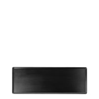 COU COU Dual Colour Black & Black Rectangular Platter - 500x180mm (Pack of 9)