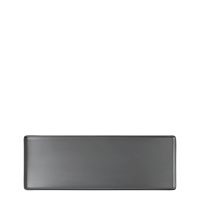 COU COU Dual Colour Grey & Black Rectangular Platter - 500x180mm (Pack of 9)