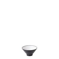 COU COU Dual Colour White & Black V-Shape Round Bowl - 400ml (Pack of 12)