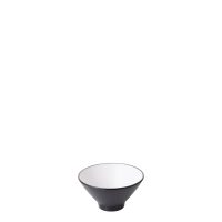 COU COU Dual Colour White & Black V-Shape Round Bowl - 550ml (Pack of 12)