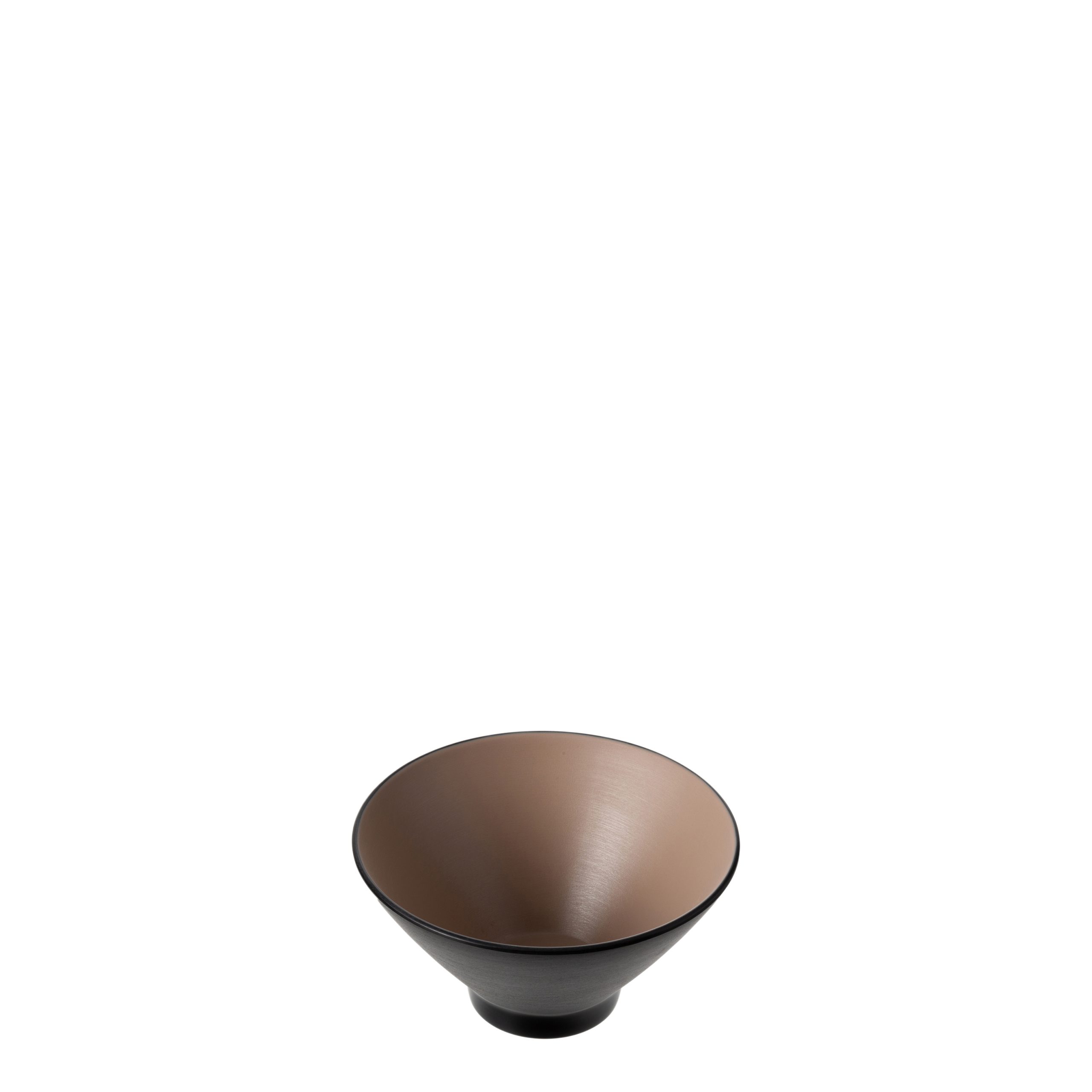 COU COU Dual Colour Beige & Black V-Shape Round Bowl - 920ml (Pack of 12)