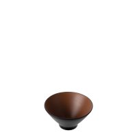 COU COU Dual Colour Brown & Black V-Shape Round Bowl - 920ml (Pack of 12)